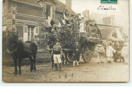 CHAUDON - Carte-Photo D'un Char Décoré 1910 - Autres & Non Classés