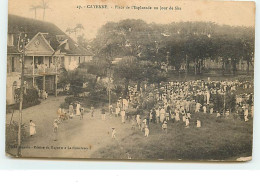 CAYENNE - Place De L'Esplanade Un Jour De Fête - Cayenne