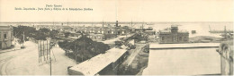 ARGENTINE - Puerto Rosario - Seccion Importacion - Parte Norte Y Edificio De La Subprefectura Maritima (carte Double) - Argentine