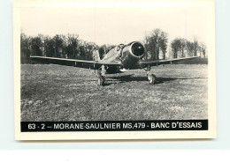 63 - 2 - Morane-Saulnier MS.479 - Banc D'Essais - 1946-....: Moderne