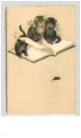 Chatons Sur Un Livre Ouvert - Cats
