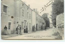 SALORNAY-SUR-GUYE - Grande Rue Gandin Et Bureau De Poste - Sonstige & Ohne Zuordnung