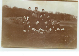 Carte Photo - Equipe De Football - Fussball