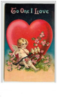 Carte Gaufrée - To One I Love - Angelot - Saint-Valentin