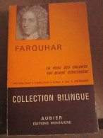 Farquhar La Ruse Des Galants The Beaux' Stratagem Collection Bilingue Aubier - Other & Unclassified