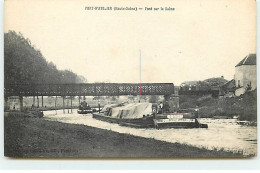 PORT-D'ATELIER - Pont Sur La Saône - Péniche - Autres & Non Classés