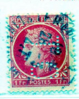 Perforé TC 14 Sur 676 - Used Stamps