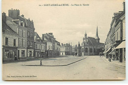 SAINT-ANDRE-DE-L'EURE - La Place Du Marché - Magasin De Papiers Peints ... - Andere & Zonder Classificatie
