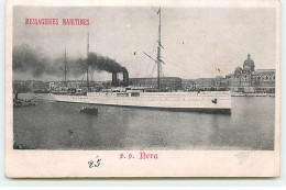 Carte Photo - Bateaux - Paquebot S.S. Nera - Messageries Maritimes - - Paquebote