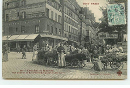PARIS XIX - Tout Paris N°235 Fleury  - Carrefour De Belleville - Vue Prise De La Rue Pierre-Nys - Marchande De Fleurs - Paris (19)