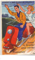 Vivent L'air Pur & Le Soleil. Dans Le Scooter Vous Verrez FROMENTINE (Carte à Système) - Sonstige & Ohne Zuordnung