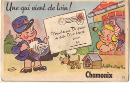 Une Qui Vient De Loin CHAMONIX (carte à Système) - Facteur - Bozz - Chamonix-Mont-Blanc