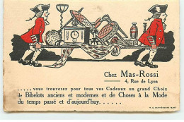 PARIS XII - Chez Mas-Rosi - 4, Rue De Lyon - .... Vous Trouverez Pour Tous Vos Cadeaux ... - Carte Publicitaire - Paris (12)