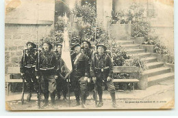 TANINGES - Drapeau Des Chasseurs Et Sa Garde - Chasseur Alpin - Taninges