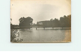 Photo - NOGENT-SUR-SEINE - 1904 - Passerelle Vue En Amont - Format 11 X 8 Cm - Nogent-sur-Seine