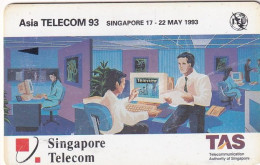 SINGAPORE(GPT) - ASIA Telecom 93, TAS, CN : 1STAC/B, Used - Singapur