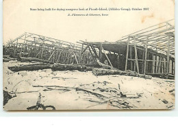 Seychelles - Store Being Built For Drying Mangrove Bark At Picault-Island - (Aldabra Group) October 1907 - Seychellen