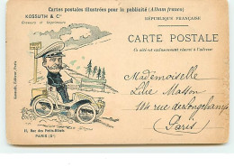 Publicité - Kossuth - Homme Conduisant Une Voiture - Publicidad