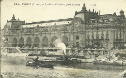 75  PARIS 2° - LA GARE D' ORLEANS, QUAI D' ORSAY (ref 7053) - Distrito: 02