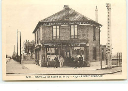 VIGNEUX-SUR-SEINE - Café Lepetit Vergfat - Vigneux Sur Seine