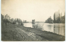 SAINT PIERRE DU VOUVRAY - Carte-Photo - Ecroulement Du Pont 7 Février 1913 - N°1 - Autres & Non Classés