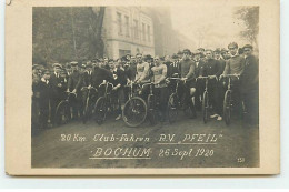 Allemagne - BOCHUM - RPPC - Club Fahren R.V. Pfeil - Course De Vélos - 26 Sept 1920 - Bochum