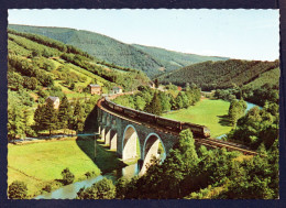 Vallée De L'Amblève. Viaduc Ferroviaire De Remouchamps (Aywaille) Sur La Ligne 42 ( Rivage-Trois-Ponts). Train. - Aywaille