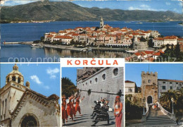 72156802 Korcula Altstadt Halbinsel Folklore Trachten Croatia - Croatia