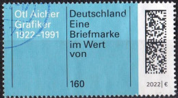 BRD 2022 Mi. Nr. 3688 O/used (BRD1-9) - Used Stamps