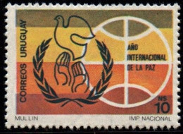 1988 Uruguay International Peace Year Emblem  #1248 ** MNH - Uruguay