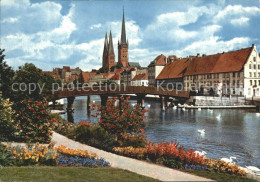 72156704 Luebeck Blick Vom Malerwinkel Zum Dom Luebeck - Lübeck