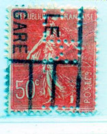 Perforé ER 143 Sur 199 - Used Stamps