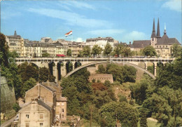 72156642 LUXEMBOURG__Luxemburg Pont Adolphe Cathedrale Et Valle De La Petrusse - Autres & Non Classés