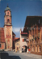 72156586 Mittenwald Bayern Obermarkt Kirche Mittenwald - Mittenwald