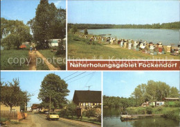 72156471 Fockendorf Altenburg Camping Strand Strassenpartie Badesee Fockendorf A - Autres & Non Classés