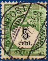 Luxemburg 1907 Postage Due 5 C Cancelled Steinfort 1 Value - Strafport