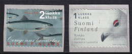 FINLANDIA 2000 - AVES - PAJAROS PECES - YVERT 1501/1502** - Unused Stamps