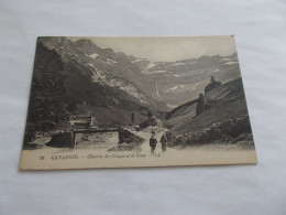 GAVARNIE  ( 65 Hautes Pyrenees ) CHEMIN DU CIRQUE ET LE GAVE  ANIMEES - Gavarnie