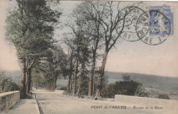 Pont De L Arche Route De La Gare ( Animee ) ( Edition Lapeyre ) - Pont-de-l'Arche