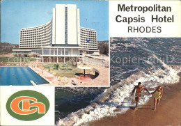 72154706 Rhodes Rhodos Greece Metropolitan Capsis Hotel Strand  - Grèce