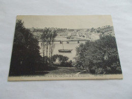 AUDIERNE ( 29 Finistere ) LE PORT ET LA VILLE VUE PRISE DU PARC DE LOQUERAN - Audierne