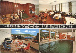 72154645 Bad Salzschlirf Kurheim Schober Restaurant Hallenbad Bad Salzschlirf - Andere & Zonder Classificatie