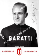 PHOTO CYCLISME REENFORCE GRAND QUALITÉ ( NO CARTE ), SERGIO BRAGA TEAM BARATTI 1960 - Cycling