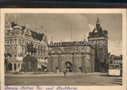 72154542 Danzig Westpreussen Hohes Tor Und Stockturm Danzig - Pologne