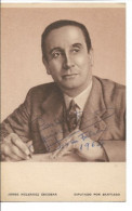 Jorge Melendez Escobar - Diputado Por Santiago Autografo -  7575 - Sin Clasificación