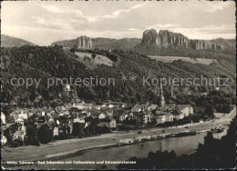 72153744 Bad Schandau Mit Falkenstein Und Schrammsteinen Bad Schandau - Bad Schandau