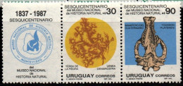 1988 Uruguay National Museum Of History Culture  Bones  #1273-1274 ** MNH - Uruguay