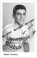 PHOTO CYCLISME REENFORCE GRAND QUALITÉ ( NO CARTE ), RAFAEL CARRASCO TEAM 1961 - Cyclisme
