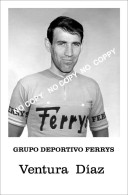 PHOTO CYCLISME REENFORCE GRAND QUALITÉ ( NO CARTE ), VENTURA DIAZ TEAM FERRYS TEAM 1961 - Cyclisme