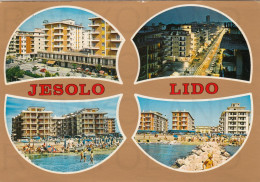 CARTOLINA  C16 JESOLO LIDO,VENEZIA,VENETO-LUNGOMARE,VACANZA,MARE,SOLE,SPIAGGIA,BELLA ITALIA,VIAGGIATA 1973 - Venezia (Venice)